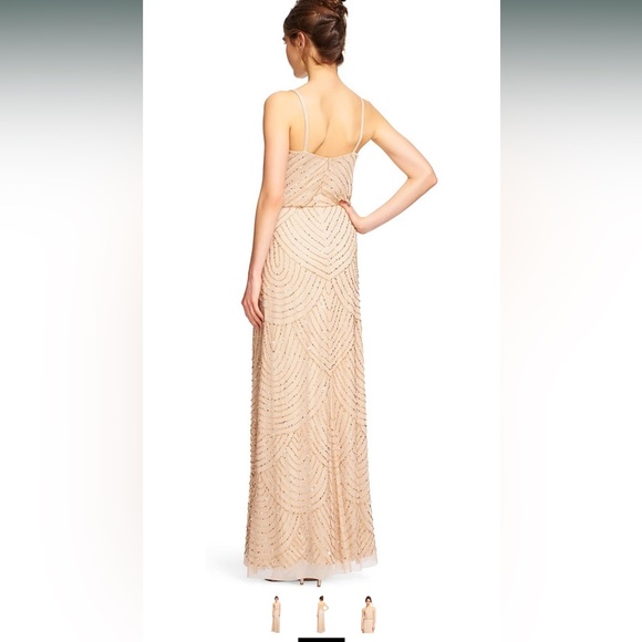ADRIANNA PAPELL Embellished Blouson Gown - Picture 7 of 8